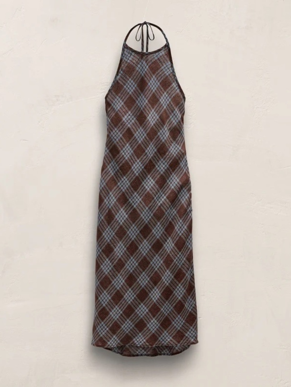 Plaid Neckerchief Dress